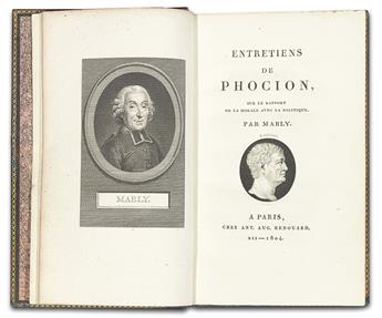 PHOCION.  Nicocles, attributed to. Entretiens de Phocion, sur le Rapport de la Morale avec la Politique.  1804